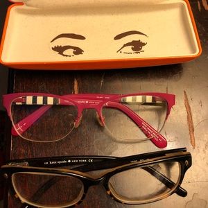 Kate Spade glasses.